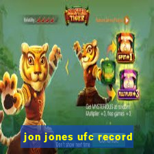 jon jones ufc record